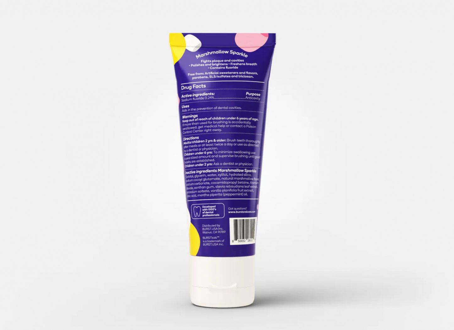 Marshmallow Sparkle Kids Toothpaste